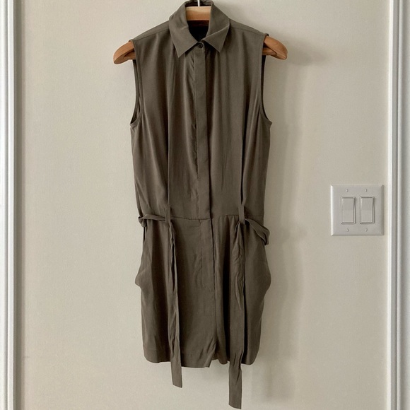 Brand New ALLSAINTS Nila T Playsuit Romper Size 2 - Picture 3 of 6